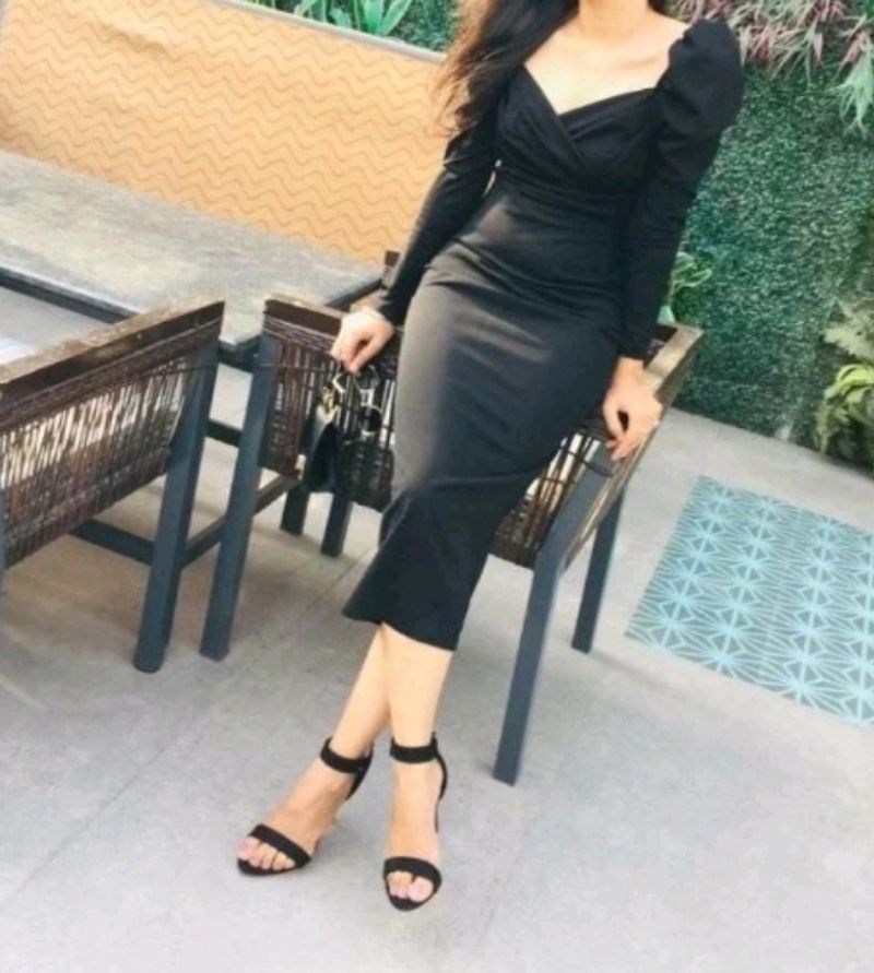 Black Bodycone Dress