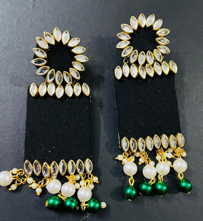 Fancy Party Wear Hav Long Size Earrings