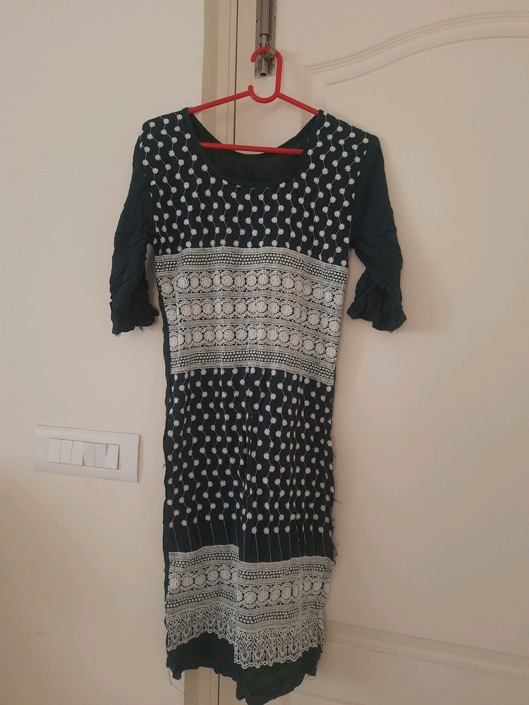 Chikankari Kurti On Sale | Jaipur Georgette