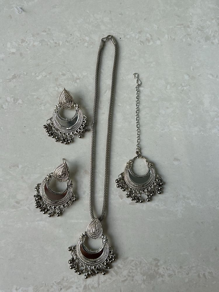 Oxidised Jewellery Set