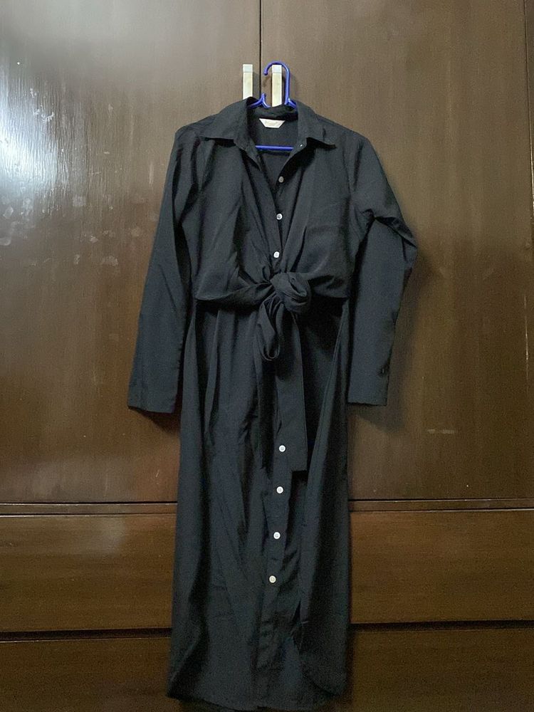 Black Shirt Dress