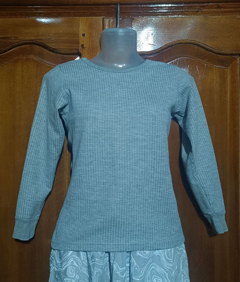 Thermal Top For Women Grey Color