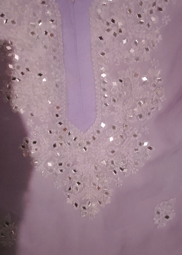 Straight Chikankari Kurthi