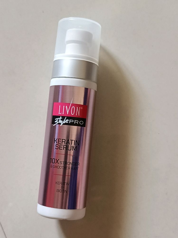 Livon Keratin Hair Serum Style Pro.