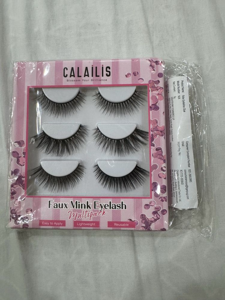 Brand New Eyelashes With Glue