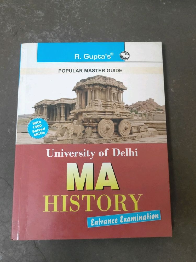 University Of Delhi Entrance Exam In MA History