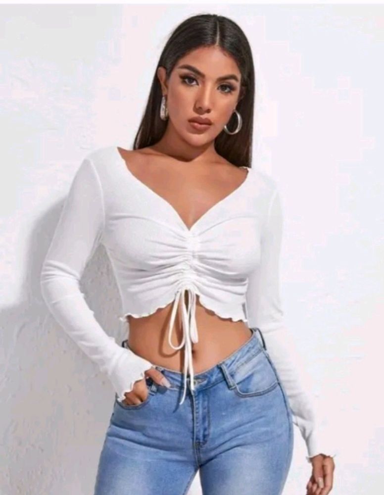 V-neck full Sleeves Top