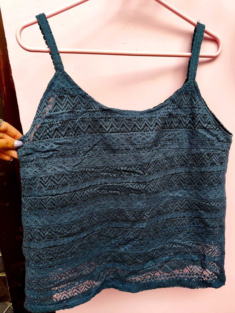 Blue Tank/Strappy Top