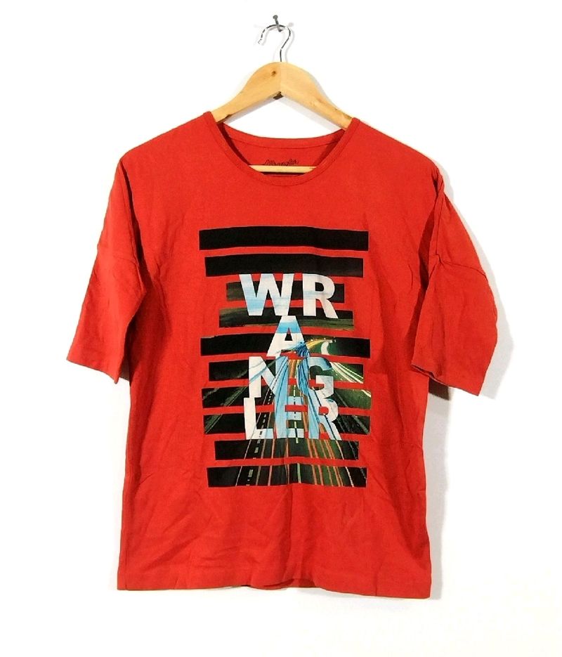 WRANGLER RUST PRINTED T-SHIRT