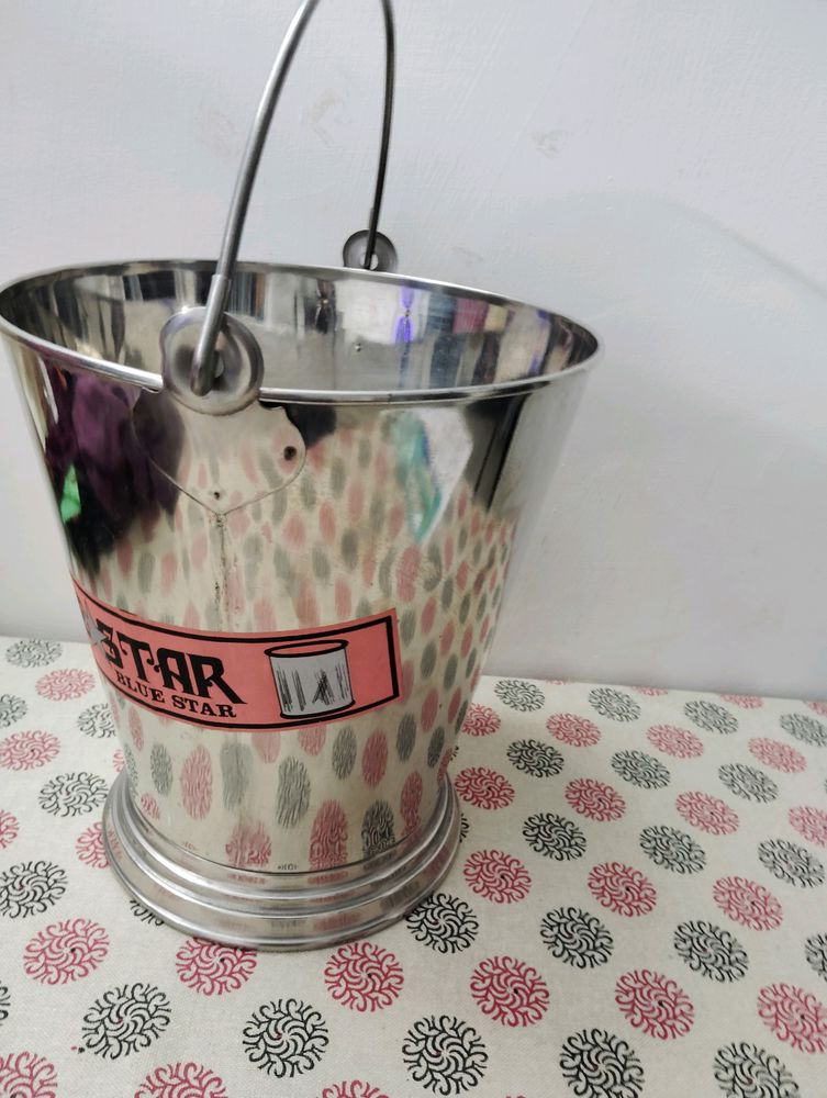 Stainless Steel Bucket ( Price Drop)