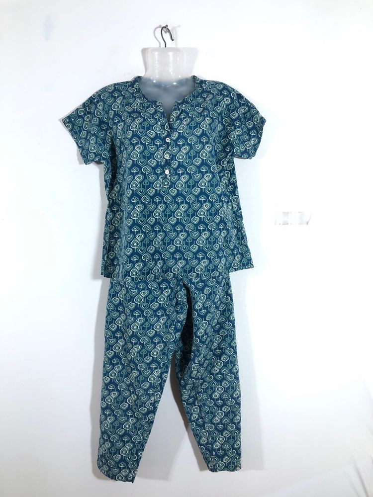 Blue Printed Co-ords(Women’s)