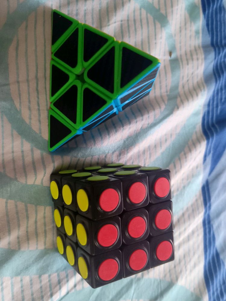 Unique Pyramid and 3*3  Rubik's Cube