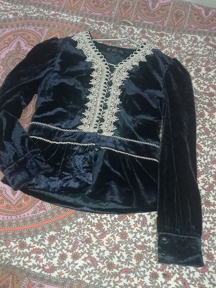 velvet Princess Top