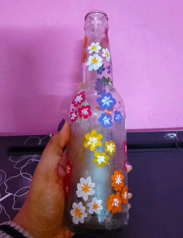 Painting Glass bottle