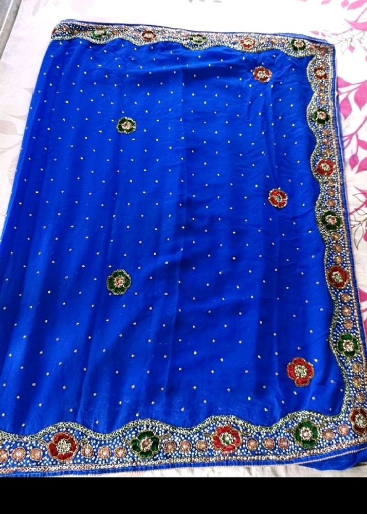 Opened Box New Saree.