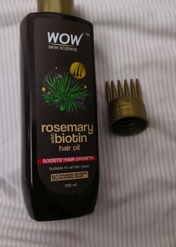 Wow Rosemary Biotin Hair Growth Oil