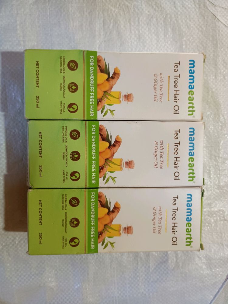 Pack Of 3 Tea Tree Hair Oil