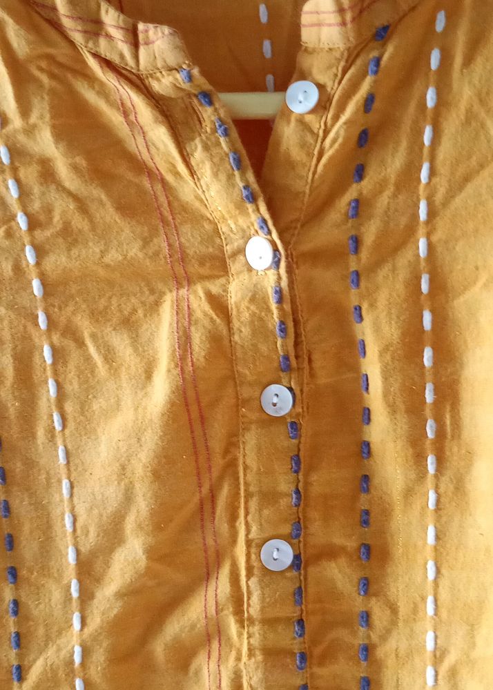 Libas Mustard Kurta