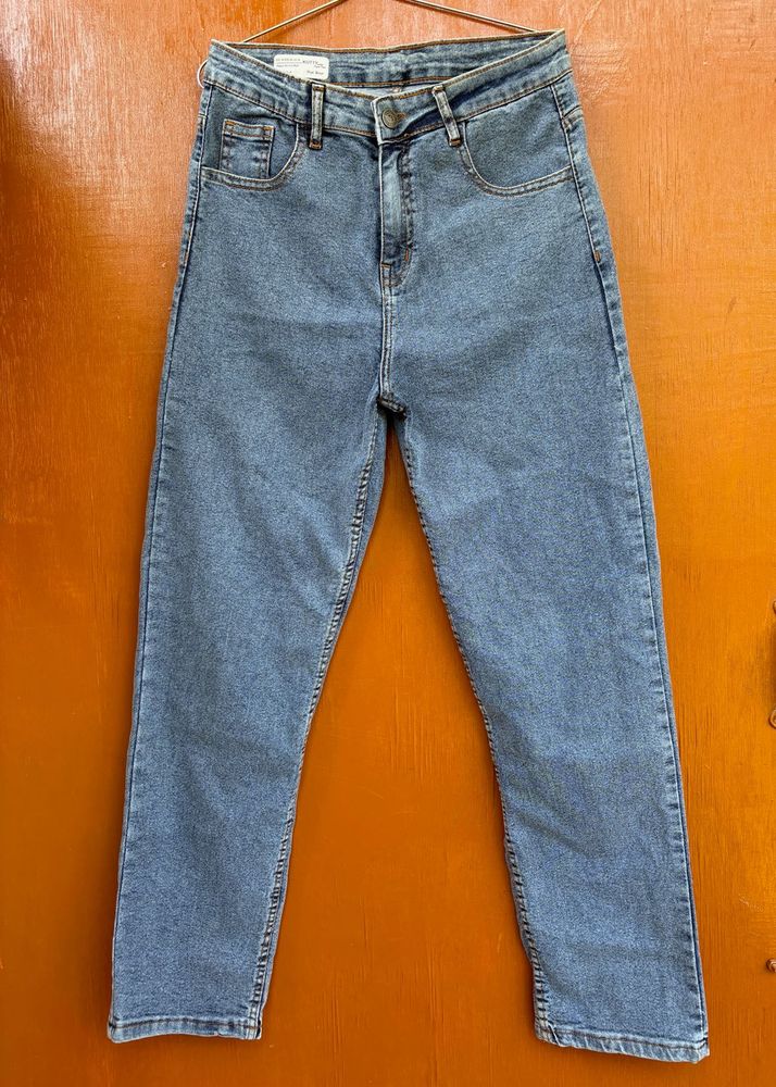 High Waisted Blue Kotty Jeans