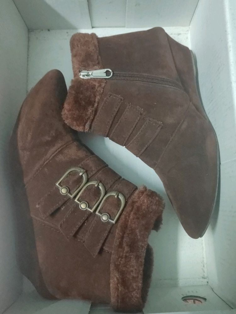 Brown Coloured Boots For Women