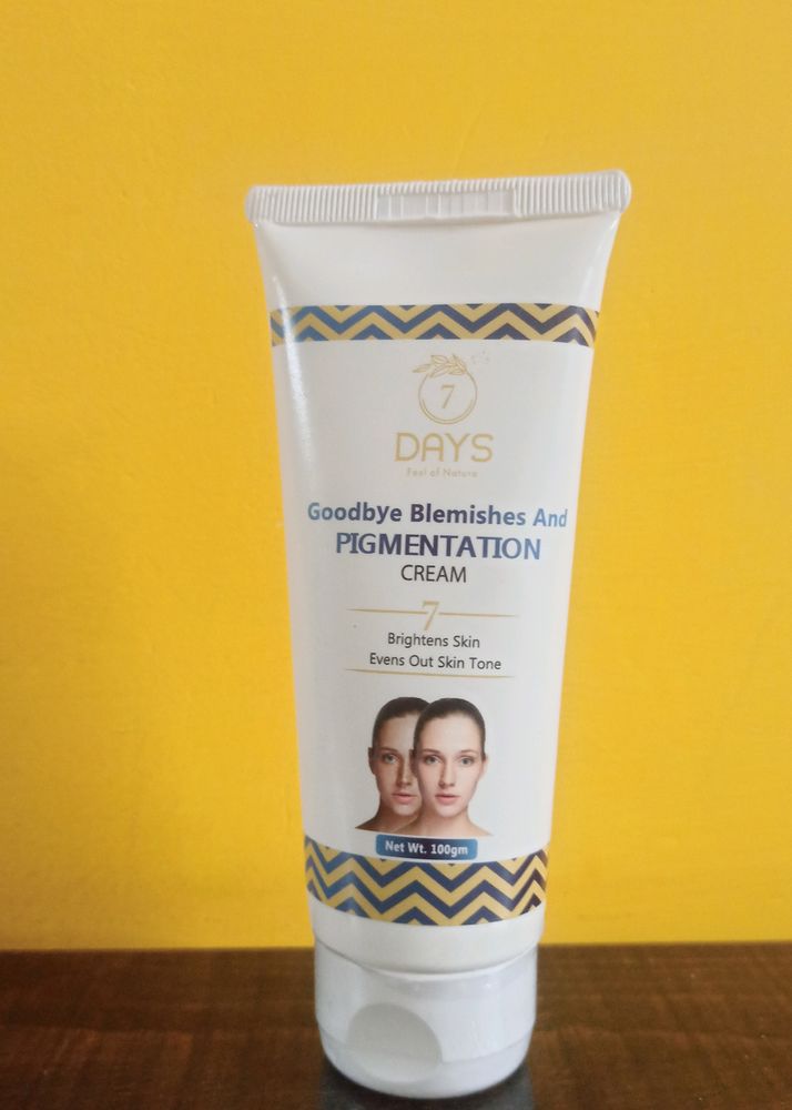 7 Days Pigmentation Cream For Even Skin Tone