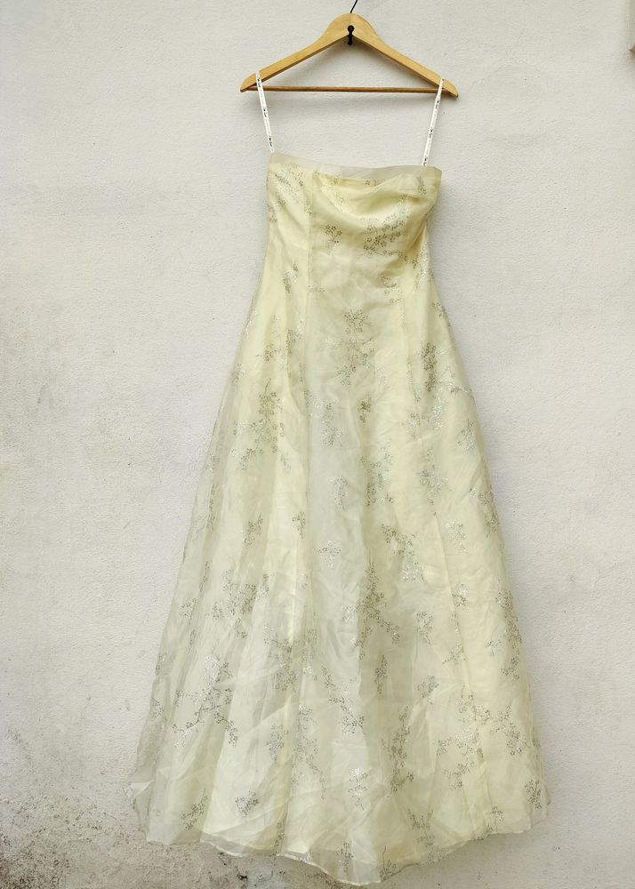 White  Western Gown