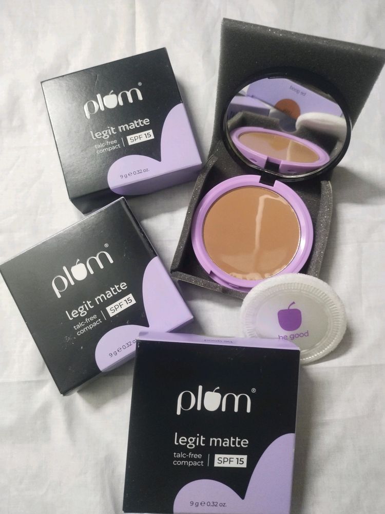 Plum Compact Legit Matte SPF 15