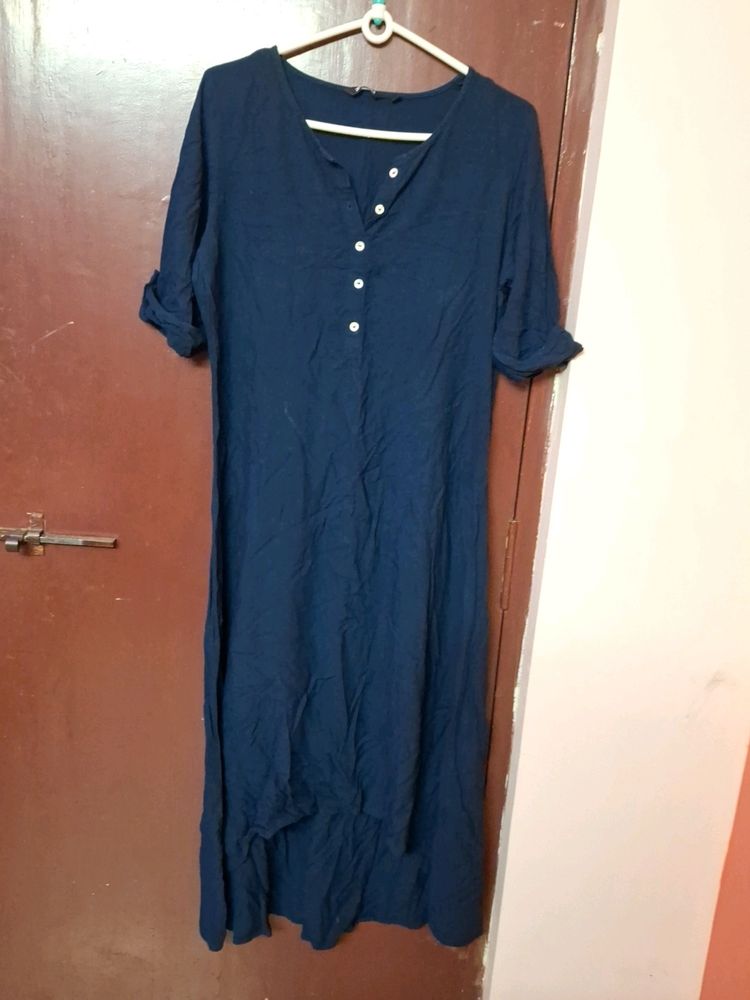 Navy Blue Kurta