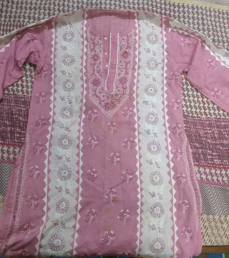 A Pink Colour Kurti