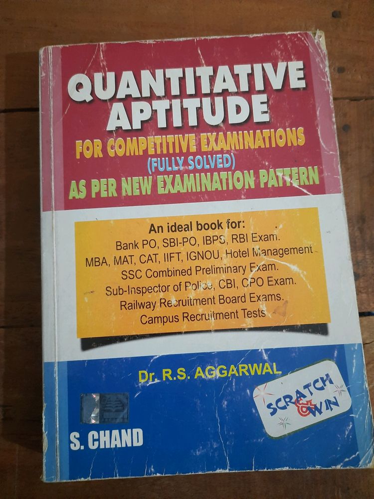 Quantitative Aptitude For Competitive Examinations