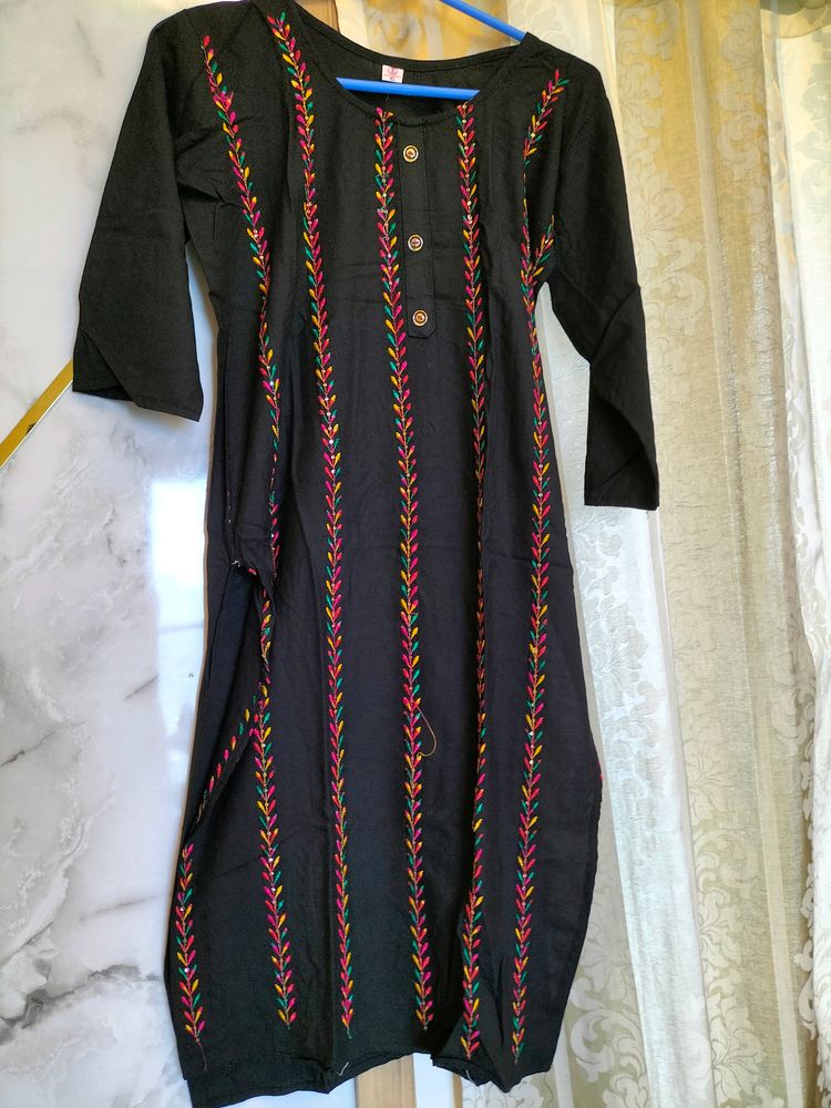 Black Kurta