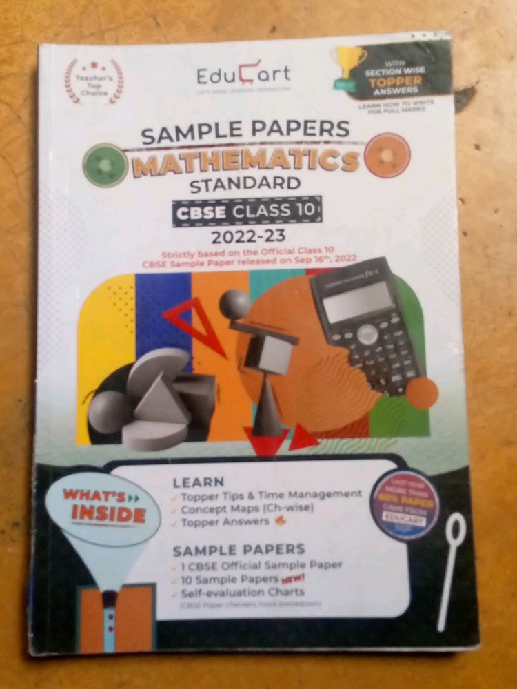 Educart Sample Paper For Class 10th Maths