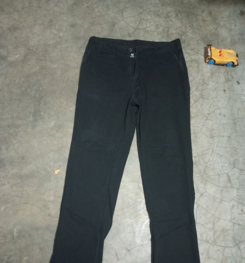 black cotton jeans