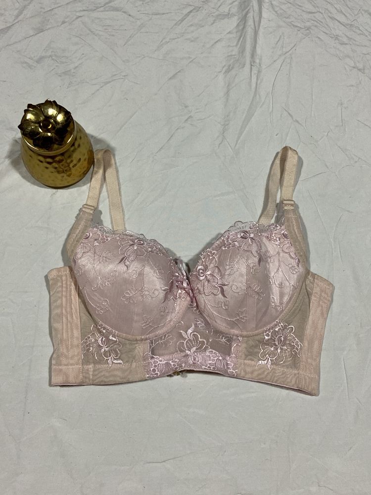 Corset Type Broad Belt Bra Fancy Size 38B