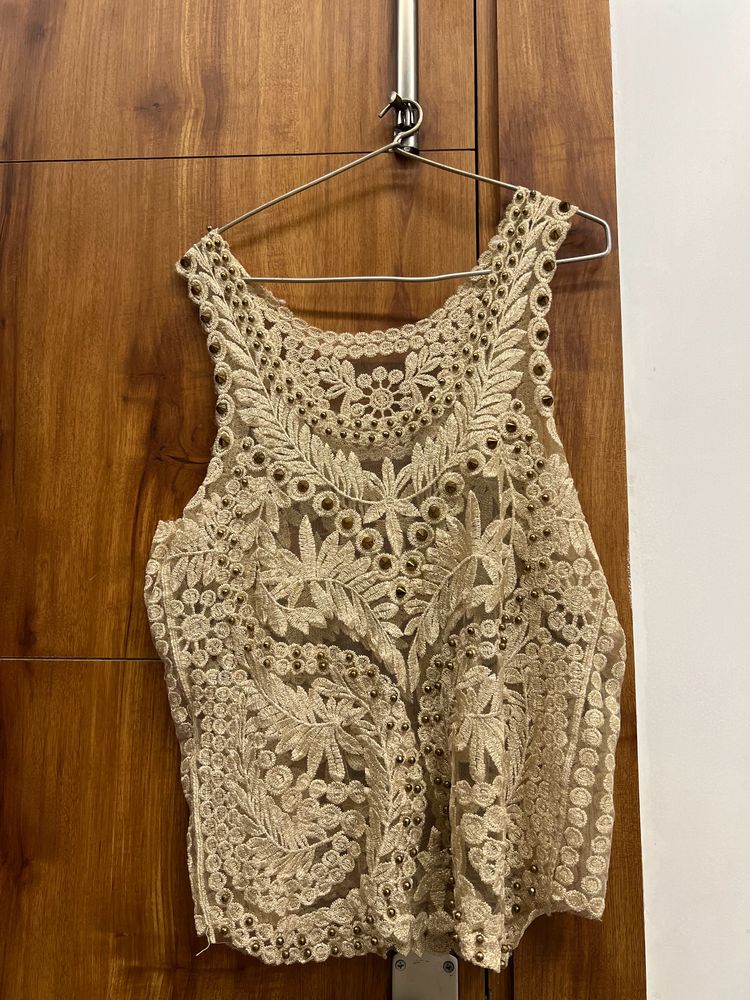 Gold Net Tunic