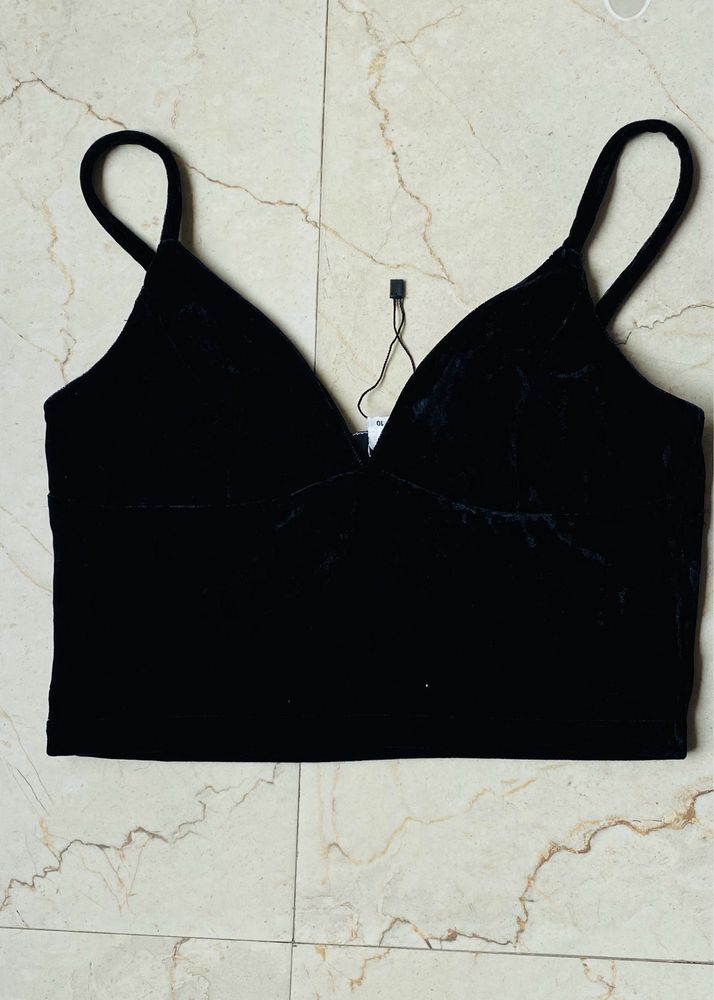 Black Velvet Top