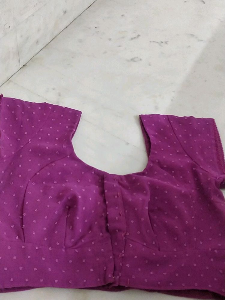 VIOLET COLOUR BLOUSE