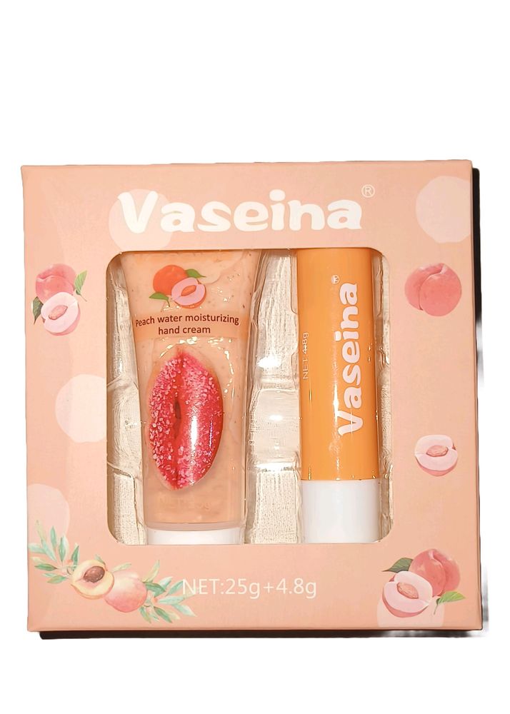 Lip Balm and Hand Cream Set | Peach 🍑