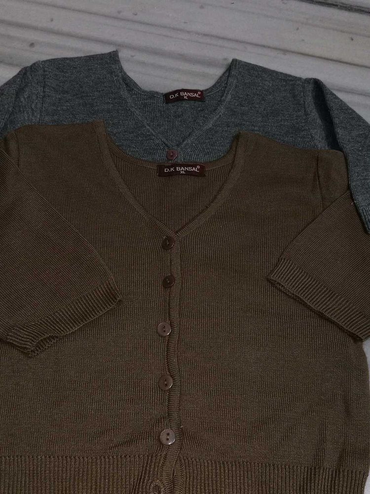 2 Woollen Blouses XL(Free Size)