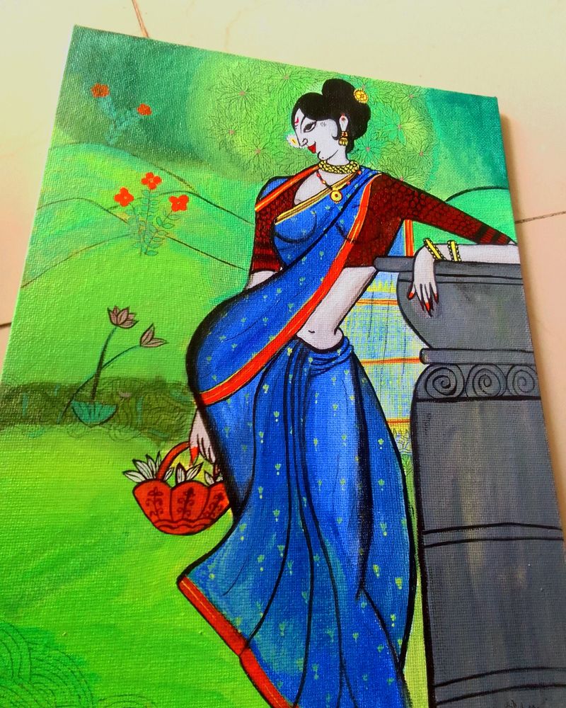 Beautiful Maharashtrian Artwork On Canvas ✅