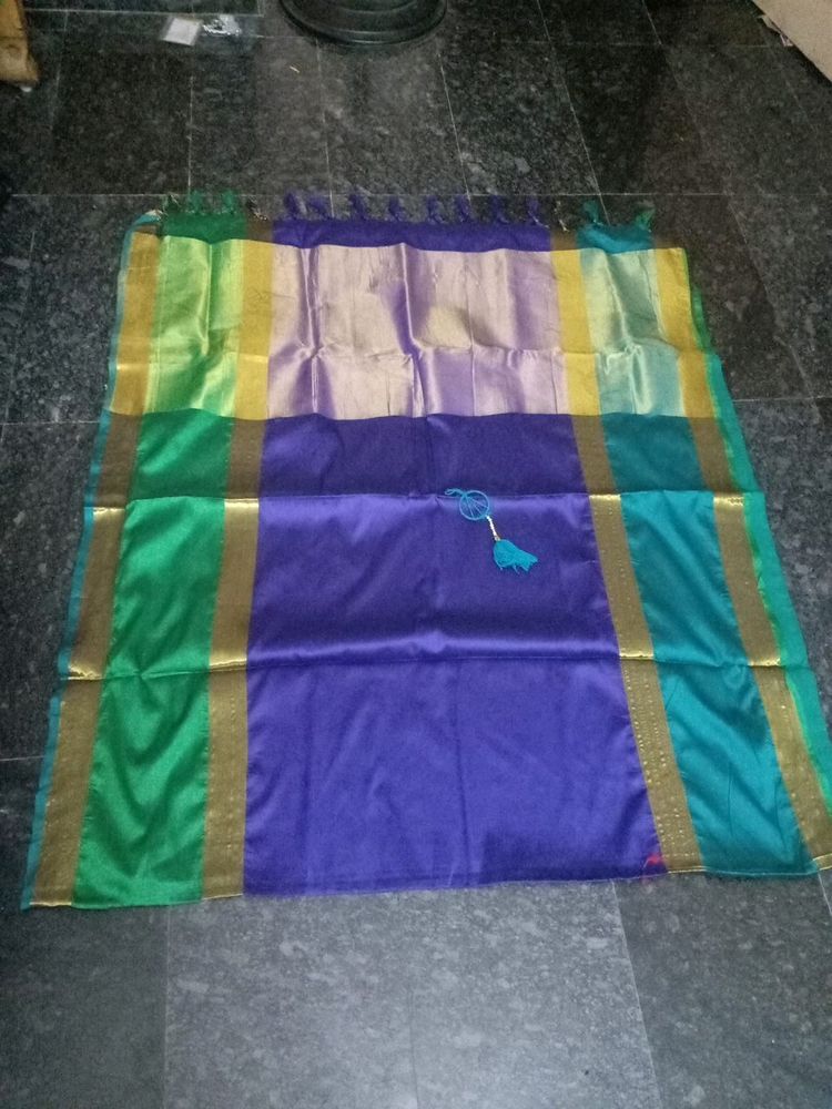 voilet saree