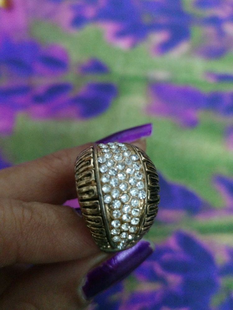 Gold N Black Ring