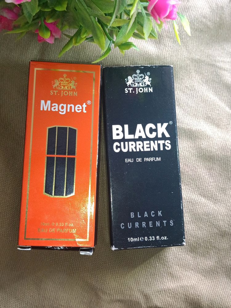 ST. JOHN Magnet And BLACK CURRENT Perfume