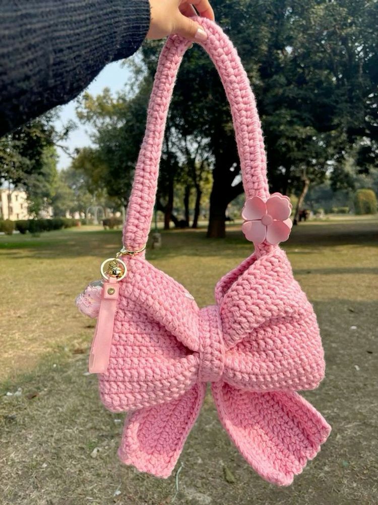 Crochet Bow Bag