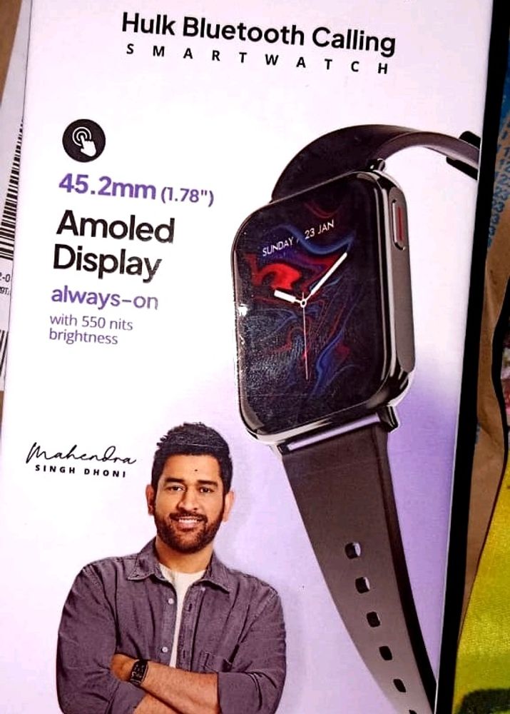 1.78 AMOLED Display Smartwatch Full Touch with 368