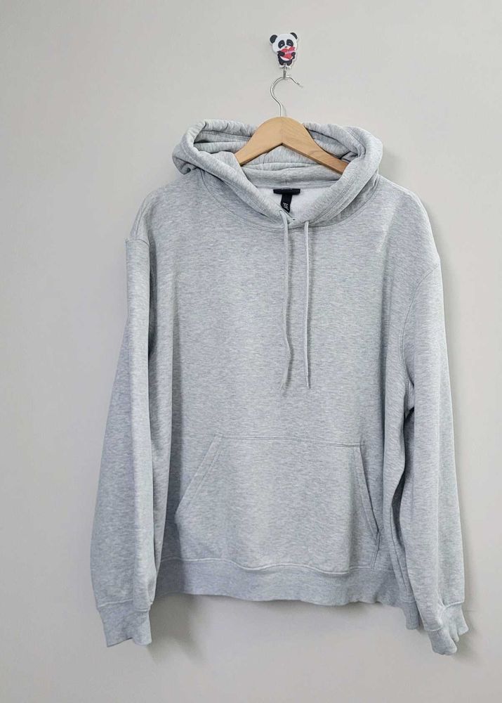 H&M Relaxed Fit Light Grey Hoodie