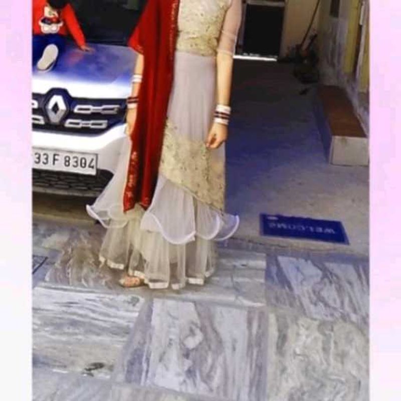 Gown With Leggings Nd Dupatta