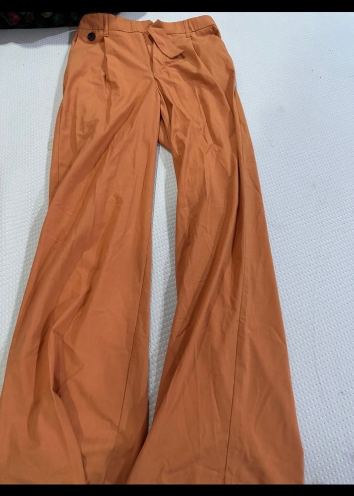 ZARA Rust TROUSERS