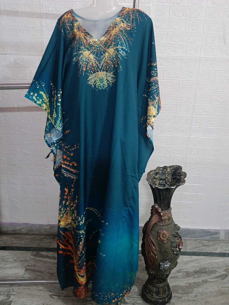 Polycrepe kaftan