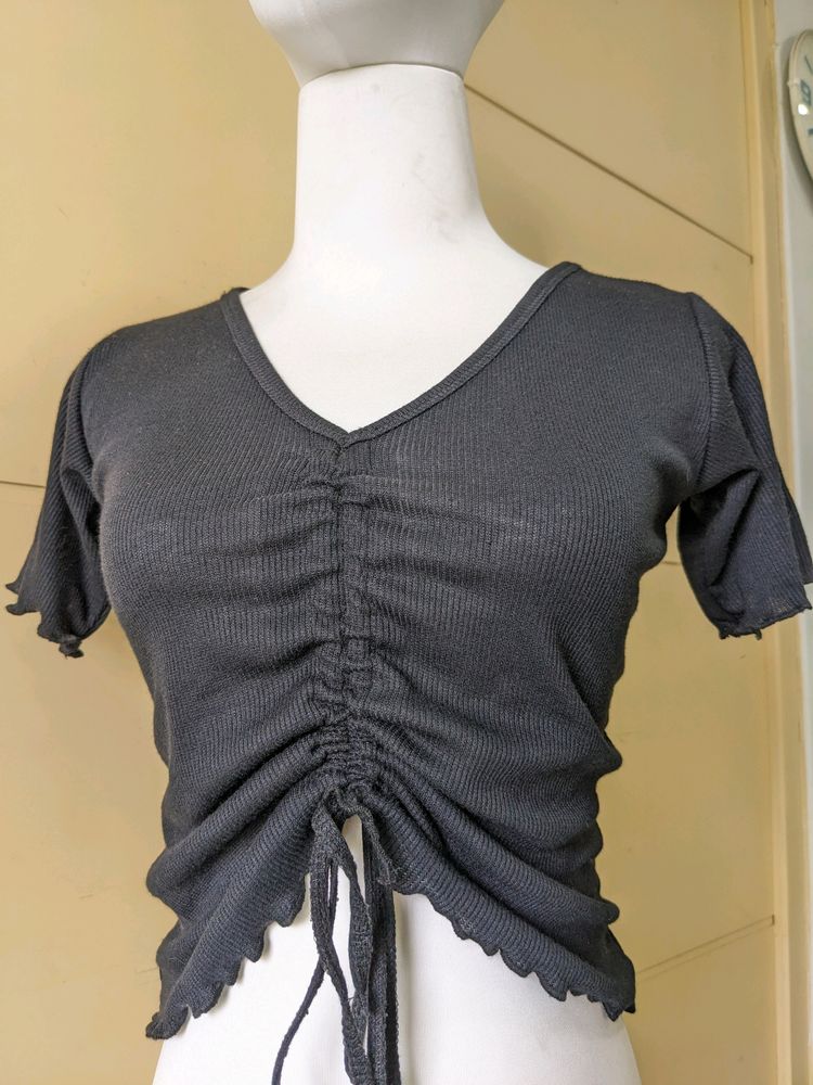 Simple Korean Style Top